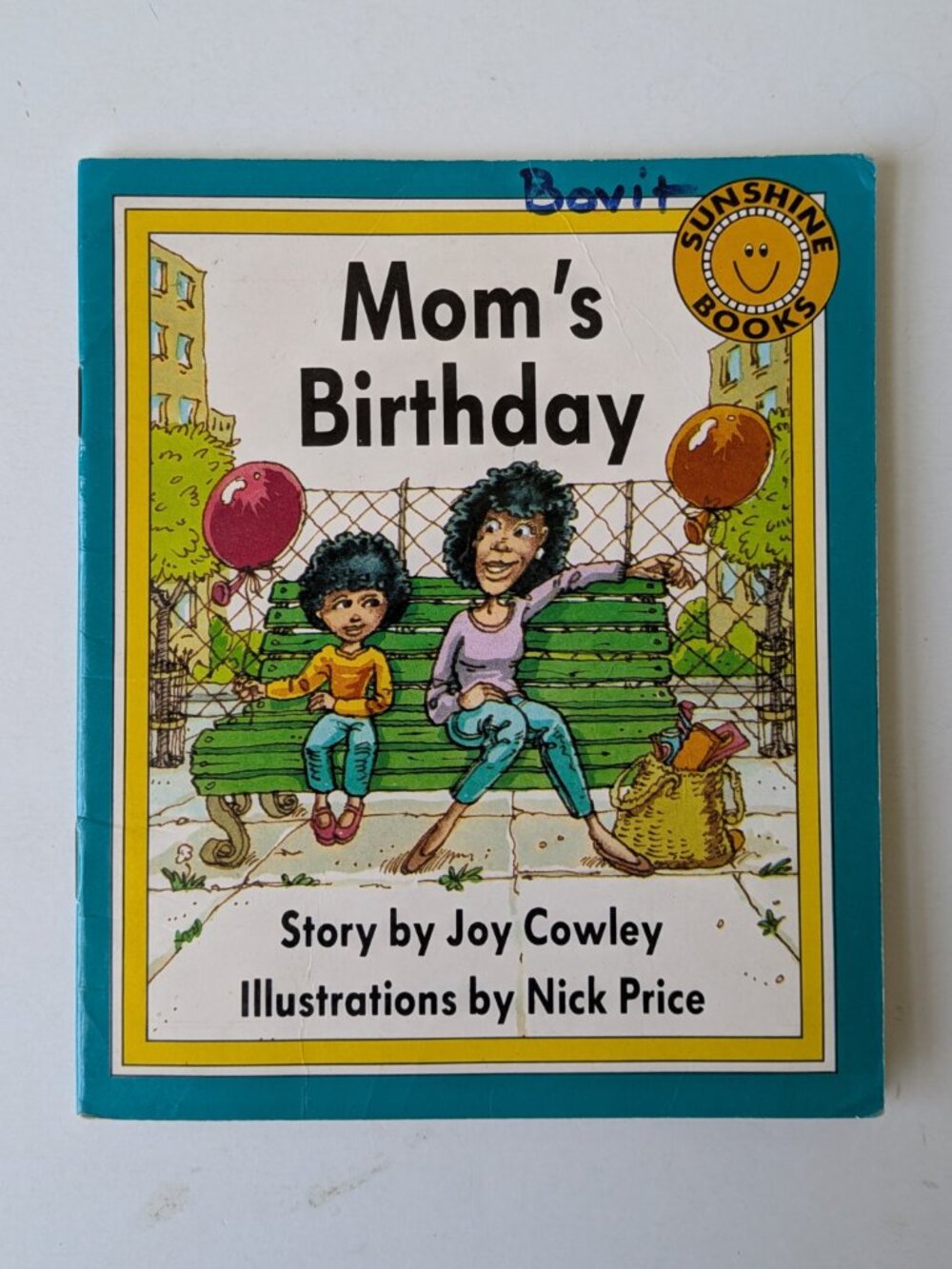 5/$15 Kids Book Mom's Birthday Sunshine Books Level 1 Early Reader 1993 PreK